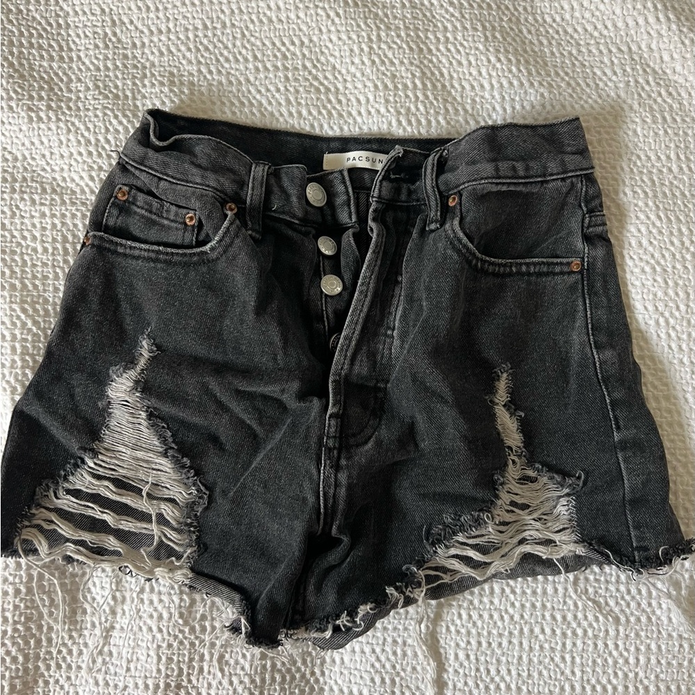 Pacsun Ultra High Rise Denim Shorts